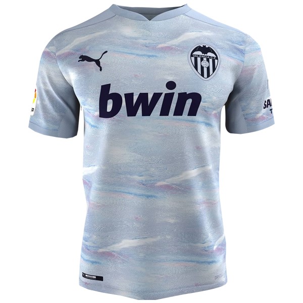 Tailandia Camiseta Valencia Tercera Equipación 2020-2021 Azul